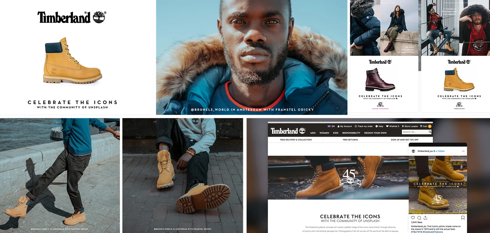 Timberland Celebrate the Icons — global photography campaign