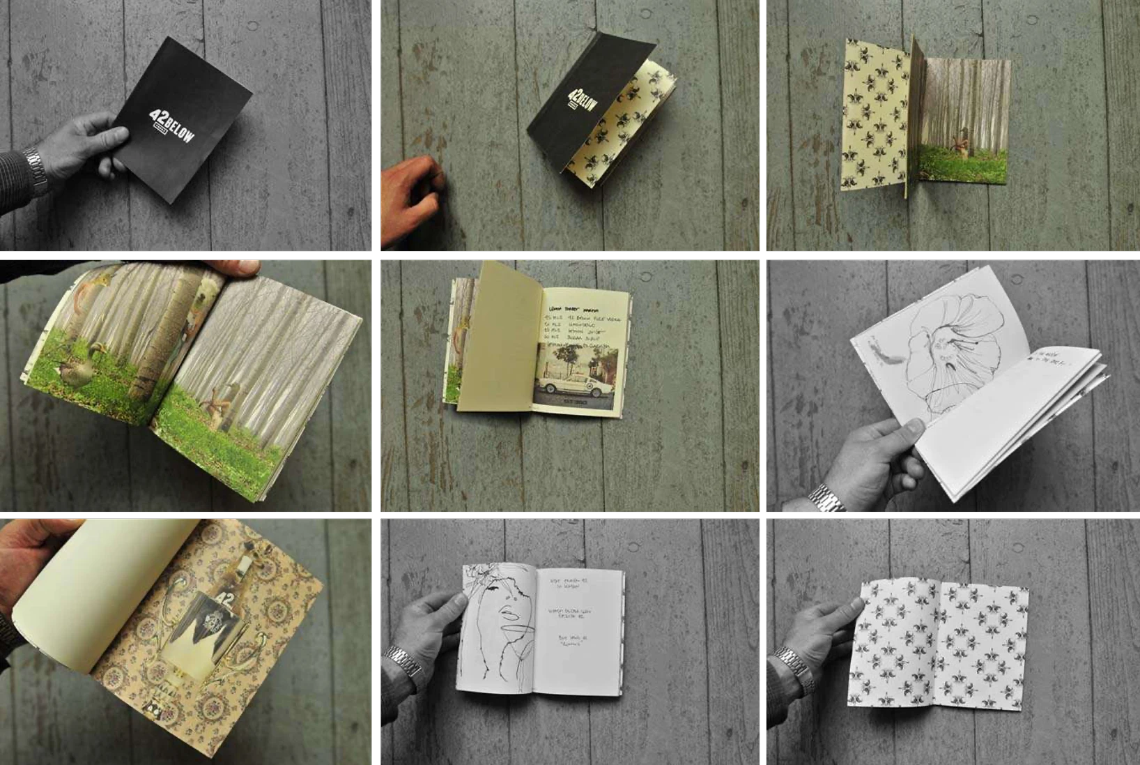 Hache — editorial photography grid