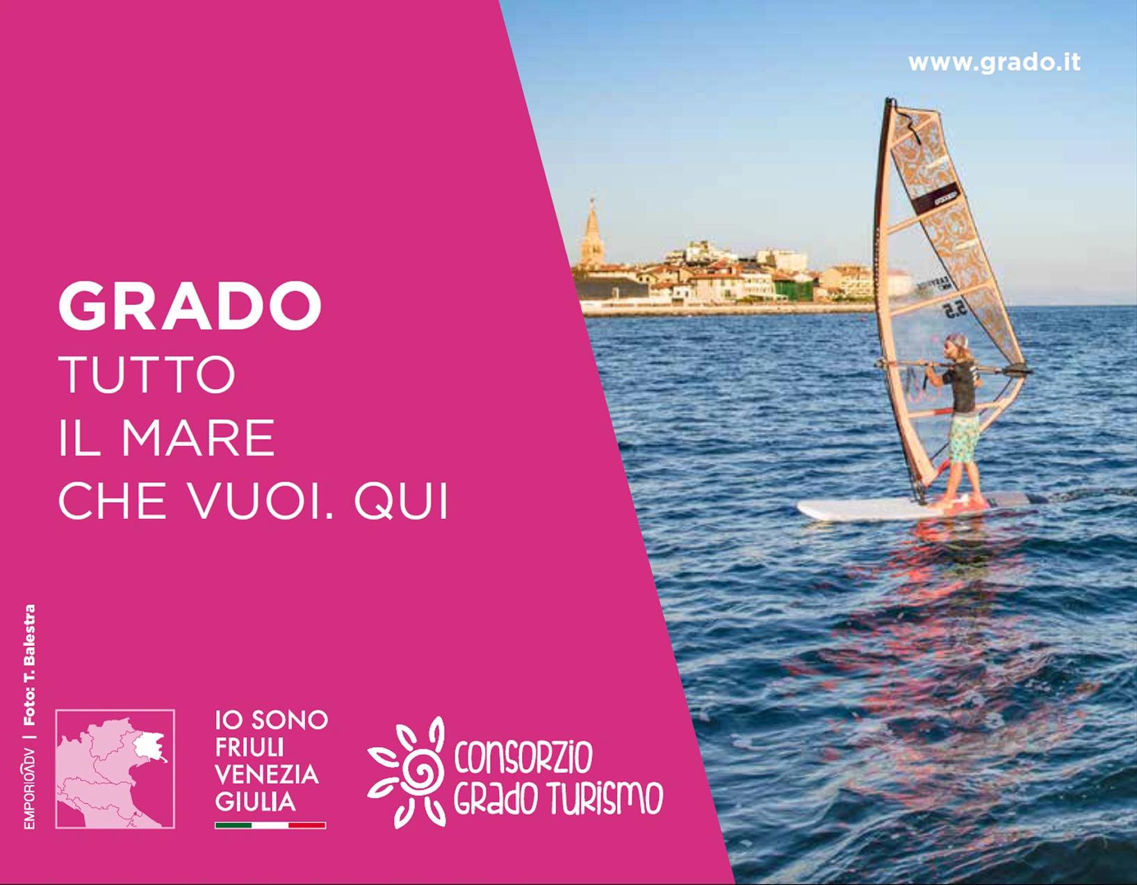 Grado — Tutto il mare che vuoi. Qui promotional banner