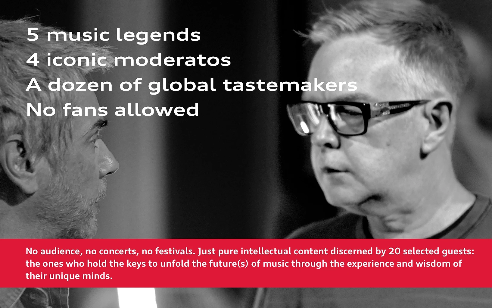 5 music legends — symposium guests
